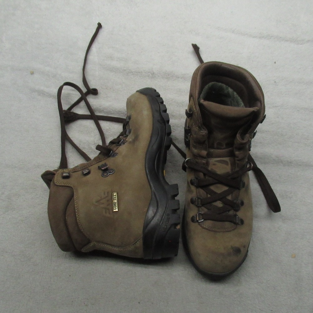 EMS Unisex 7.5W 6M Hiking Boot Brn GoreTex Waterproof Trek Trail Mountaineer VTG